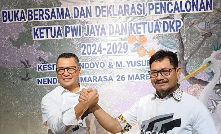 Deklarasi Kesit Handoyo Calon Ketua Pwi Jaya Dan Theo Yusuf Ketua Dewan