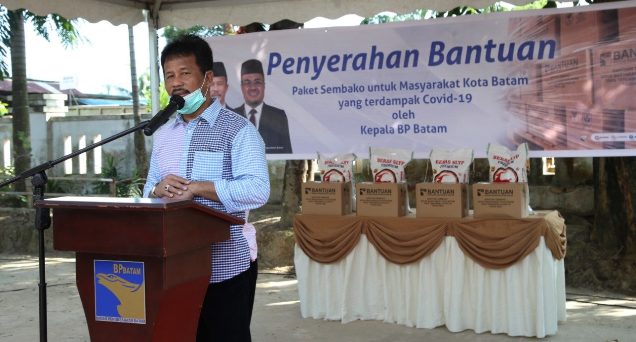 Bantuan sembako Batam