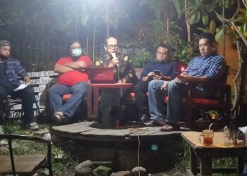 Diskusi tentang empat tahun Badan Pelaksana Otorita Danau Toba. (Foto: Tonggo Simangunsong)