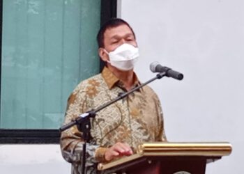 Rektor USU, Runtung Sitepu. (Foto: Tonggo Simangunsong)