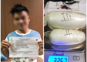 Tersangka penyelundupan sabu-sabu. (Foto: Bea Cukai Batam)