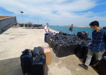 Barang bukti yang disita Polairud Polda Kepri di perairan Sagulung. (Foto: Polairud Polda Kepri)