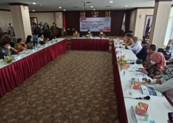 Kunjungan kerja Komisi IX DPR RI ke Batam di Gedung Graha Kepri, Batam Center, Senin, 15 Febuari 2021. (Foto: Fathur Rohim)