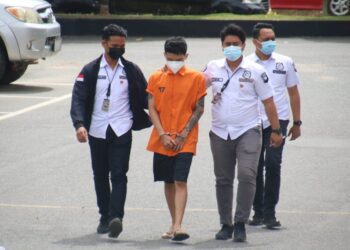 Pelaku penyebar video asusila. (Foto: Arsip Polda Kepri)