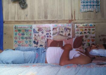 Musni (40), korban dari rapat perangkat RT/RW berdarah. (Foto: Bintang Hasibuan)