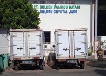 PT Golden Bamboo Batam, di Kawasan Industri Lytech, perusahan yang didatangi KPK, Jumat, 5 Maret 2021 kemarin. (Foto: Fathur Rohim)