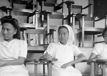 Murid pelatihan keperawatan di Bandung. (Foto: Momory of the Netherlands)