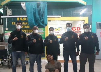 Pelaku curanmor dan curat saat ditangkap di wilayah Simpang Dam, Kecamatan Sei Beduk. (Foto: Polsek Sagulung)