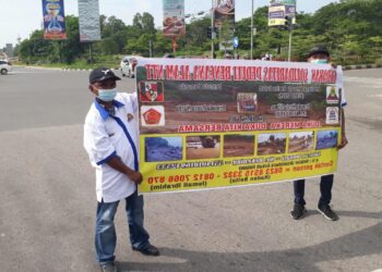 Gabungan organisasi masyarakat di Kota Batam, Kepuluan Riau, menggalang dana untuk korban bencana alam. (Foto: Arsip pribadi narasumber)