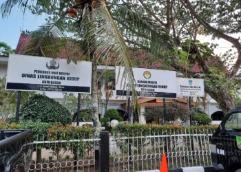 Kantor Dinas Lingkungan Hidup Kota Batam, Sekupang, Batam, Kepulauan Riau. (Foto: Muhamad Ishlahuddin)