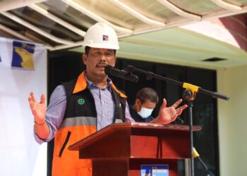 Kepala Badan Pengusahaan (BP) Batam, Muhamad Rudi, di kegiatan peletakan batu pertama tiga fasilitas umum di Batam. (Foto: Humas BP Batam)