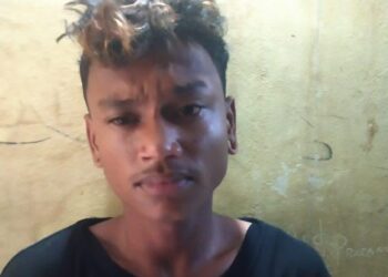 Alfisahri (19) pelaku pemukulan terhadap istrinya. (Foto: Arsip Polsek Sagulung)