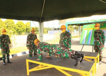 Seleksi calon tamtama prajurit karir. (Foto: Istimewa)