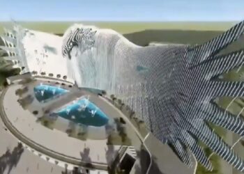 Desain Burung Garuda Istana Negara. (Foto: CNBC Indonesia)