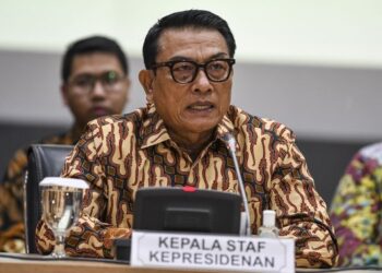 Kepala Staf Kepresidenan Moeldoko. (Foto: Antara/Nova Wahyudi)