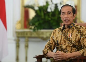 Presiden Joko Widodo saat meyampaikan pernyataan terkait hasil tes wawasan kebangsaan (TWK) terhadap pegawai Komisi Pemberantasan Korupsi (KPK) di Istana Merdeka, Jakarta, Senin, 17 Mei 2021. (Foto: Istimewa)