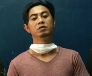 FR, si pelaku penyebar video hoaks. (Foto: Pendam Jaya)