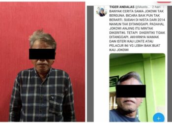 Seorang pria pelaku penyebar berita hoaks dan sara melalui media sosia Twitter diamankan Tim Opsnal Subdit V Siber Ditreskrimsus Polda Kepri, pada Rabu, 12 Mei 2021, sekitar pukul 13.00 WIB di Supermarket Bintan 21 Tanjung Pinang.