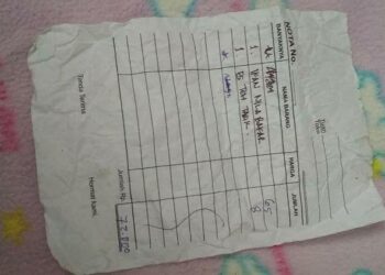 Nota seporsi ikan bakar yang diunggah oleh Ester Edhie. (Foto: Ester Edhie)