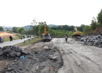 Pembangunan dan peningkatan infrastruktur jalan oleh BP Batam. (Foto: Humas BP Batam)