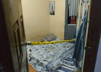 Kamar AAS dan DP yang diberi garis polisi. (Foto: Polsek Nongsa)