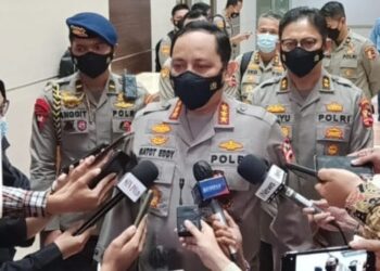 Wakapolri, Komisaris Jenderal (Komjen) Gatot Eddy Pramono, saat ditanya wartawan usai Raker dengan Komisi III DPR RI Senin, 7 Juni 2021. (Foto: Istimewa)