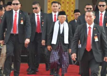 Pasukan pengamanan presiden dan wakil presiden (Paspampres), menerapkan sistem pengamanan terhadap presiden dan wakil presiden (wapres). (Foto: Beritasatu)