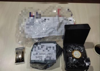 Barang bukti sabu-sabu yang akan dikirim ke Bali. (Foto: Humas Bea Cukai Batam)