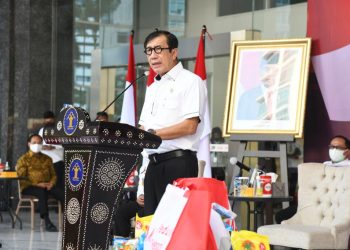 Menteri Hukum dan Hak Asasi Manusia, Yasonna H Laoly. (Foto: Humas Imigrasi Batam)