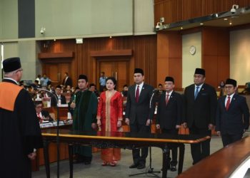Pimpinan DPR-RI masa bakti 2019-2024.