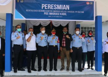 Peresmian Kantor Tempat Pemeriksaan Imigrasi (TPI) di Jalan Raya Kabil, Kota Batam. Foto: Arsip Imigrasi