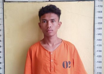 Pelaku pencurian sepeda motor di Mega Legenda, Kota Batam, Kepulauan Riau. (Foto: Humas Polresta Barelang)