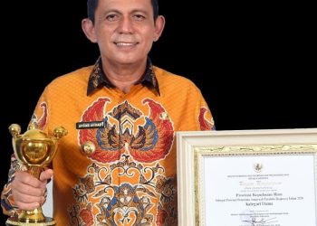 Provinsi Kepulauan Riau meraih penghargaan Anugerah Parahita Ekapraya (APE) untuk ke-11 kalinya. (Foto: Humprov Kepri)