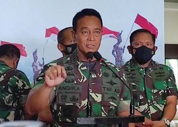 Panglima TNI Jenderal Andika Perkasa perintahkan Penyidik TNI dan TNI AD serya Oditur Jenderal TNI lakukan proses hukum terkait keterlibatan tiga oknum Anggota TNI AD dalam insiden kecelakaan lalu lintas di Kecamatan Nagreg, Kabupaten Bandung, 8 Desember 2021 lalu. (Foto: Puspen TNI)