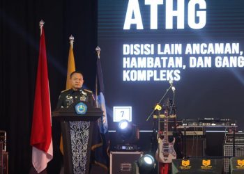 Jenderal TNI Dudung Abdurachman, saat sampaikanorasi ilmiah pada Dies Natalis ke-61 Universitas Swadaya Gunung Jati,  Minggu, 16 Januari 2022.