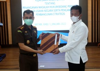 enandatanganan Nota Kesepakatan (MoU) antara Pemerintah Kota (Pemko) Batam dengan Kejaksaan Negeri Batam. (Foto: MEDIA CENTER PEMERINTAH KOTA BATAM)