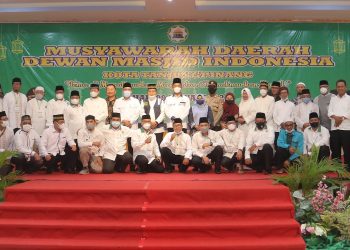 Ketua Dewan Masjid Indonesia (DMI) Kepri, Muhammad Rudi hadir langsung dalam musyawah daerah (Musda) DMI Kota Tanjungpinang. (Foto: MEDIA CENTER PEMERINTAH KOTA BATAM)