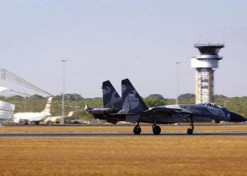 Pesawat tempur T-50i Golden Eagle jatuh di Blora, Jawa Tengah. (Foto: Dok TNI-AU.MIL.ID).