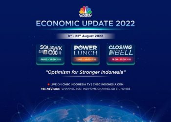 Seluruh rangkaian diskusi bisa Anda saksikan di 3 program acara, yakni Squawk Box pada jam 08.00-10.00 WIB, Power Lunch pada jam 12.00-14.00, dan Closing Bell pada pukul 15.00-17.00 WIB. (Foto: CNBC Indonesia).