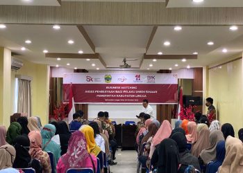 Kantor Otoritas Jasa Keuangan (OJK) Provinsi Kepulauan Riau mempertemukan pelaku UMKM Binaan Pemerintah Kabupaten Lingga dengan Lembaga Jasa Keuangan melalui Business Matching. (Foto: OJK Kepri)