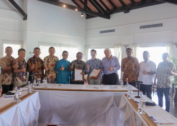PT Pelayanan Listrik Nasional (PLN) Batam dan PT Taman Resor Internet (Tamarin) menandatangani Nota Kesepahaman Kerjasama Penyediaan & Pengelolaan Tenaga Listrik Untuk Mendukung Kebutuhan Listrik Data Center di KEK Nongsa . (Foto: PLN Batam)