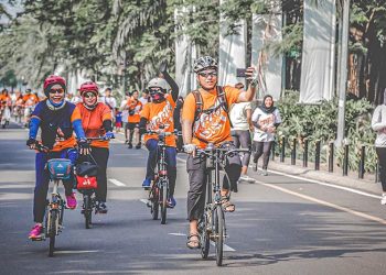 Kampanye Hidup Sehat, HARRIS Gelar Olah Raga Sepeda Serentak di Enam Kota di Indonesia. Foto Istimewa