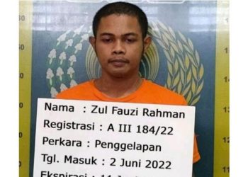 Zul Fauzan Rahman narapidana di rutan kelas I Tanjungpinang hingga saat ini mesih melarikan. Memasuki hari ke sembilan, Napi kasus penggelapan ini terus dilakukan.