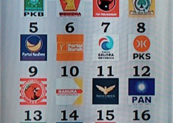 Tanda gambar seluruh peserta Pemilu 2024. (Foto: Ist/ sumber KPU)