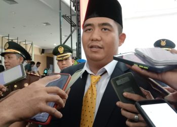 Bupati Bintan, Robby Kurniawan saat ditemui, Rabu (21/12/2022). (Foto: HMS/ Yulita Dani).