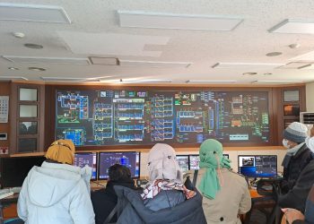 Delegasi BP Batam saat melihat dan mempelajari WWTP Underground Korea Selatan, di Seongnam City Hall, 283 Sampyeong-dong, Bundang-gu, Seongnamsi, Gyeonggi-do, Korea Selatan, beberapa waktu lalu. (Foto: Ist/ Humas BP Batam).