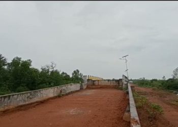 Kondisi Jembatan Tanah Merah Teluk Bintan Yang Belum Bisa Digunakan Hingga Saat ini.