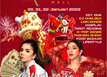 Chinese New Year Celebration 2023 Park Avenue Mall di Orchard Park Batam.