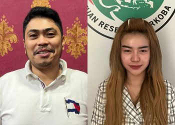 Foto kedua tersangka yang dirilis Sat Resnarkoba Polresta Barelang, Kamis (26/01/2023). (Foto: Ist/ Dok.Polresta Barelang).