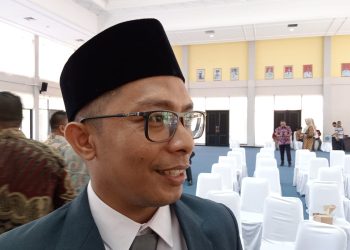 Komisaris PT BIS Hafizar, saat ditemui di Aula Kantor Bupati Bintan yang menghadiri Pelantikan Sekertaris Daerah, Kamis (05/01/2023). (Foto: HMS/ Yulita Dani).